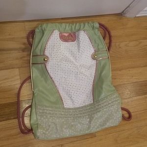 Green with Polka Dots Pastry Sling Bag